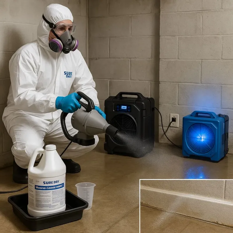 Sanitization and Odor Removal process in Mercerville, NJ